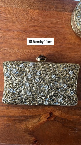 Gold clutch bag for - gold,