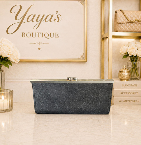 New look black glitter evening - look,