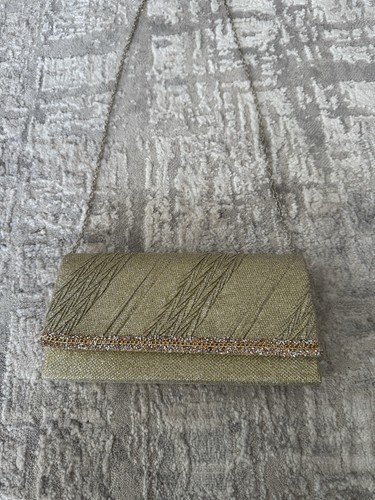 Gold glitter evening - gold, clutch