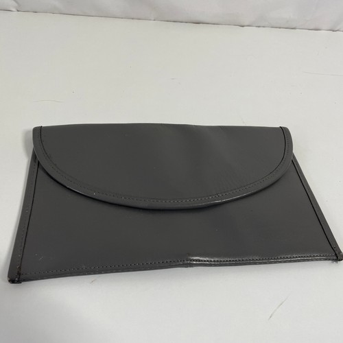 Vintage grey faux leather - grey,