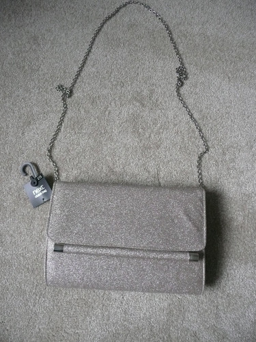 Next gold glitter clutch - next,
