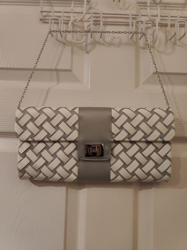 Coast grey white - white, woven
