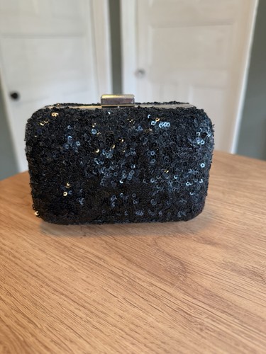 Beth jordan black sequin box - black,