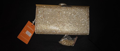 Silver rhinestone beaded - silver,
