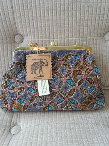 Mirasol beaded clutch bag - mirasol,