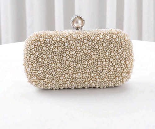 Pearl clutch bag - bag, sophisticated