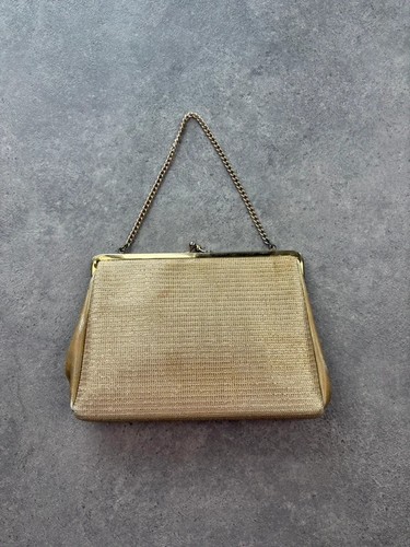 Vintage 1970s gold - vintage, bag