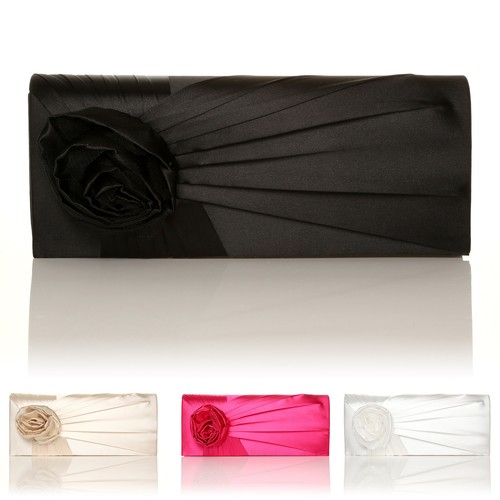 New womens flower bridal - womens, satin