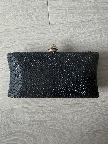 Beth navy studs rhinestone - beth,